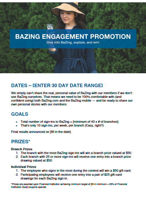 Bazing Engagement Promotion