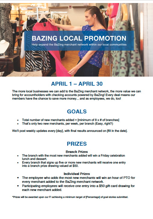 BaZing Local Promotion